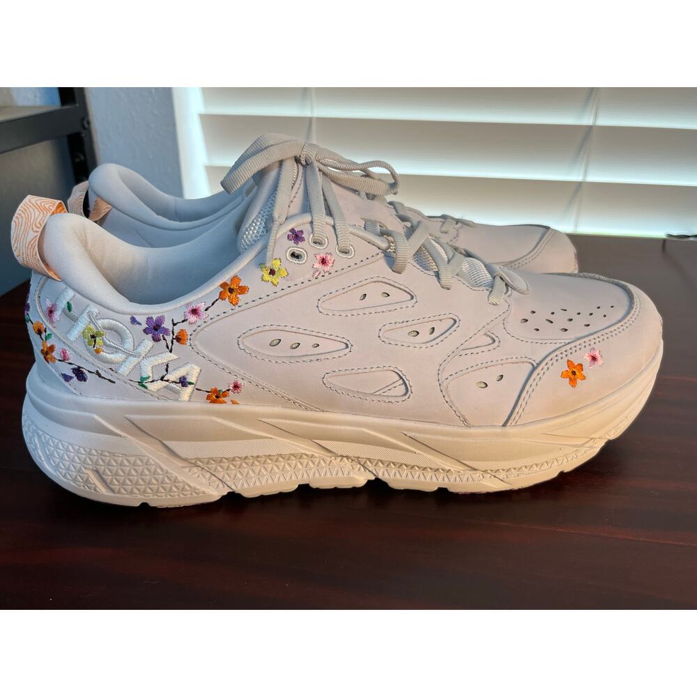 Hoka x Anthro Vibrant Bloom Clifton Sneakers Women Size 14 Men 13 NWOT